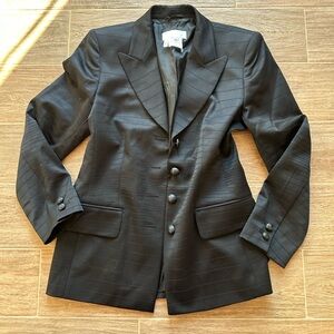 Vintage Escada Black Detailed Blazer